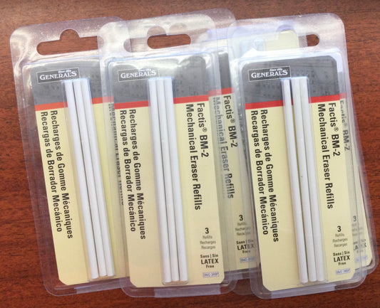 General’s factis BM-2 mechanical eraser refills