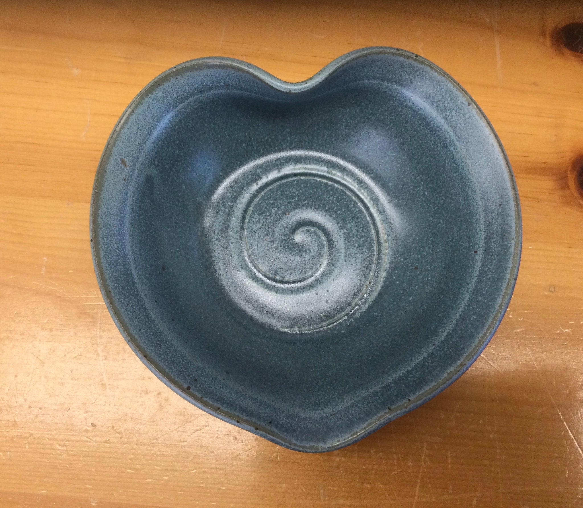 Heart bowl 5 1/2” pottery by Diane Béland