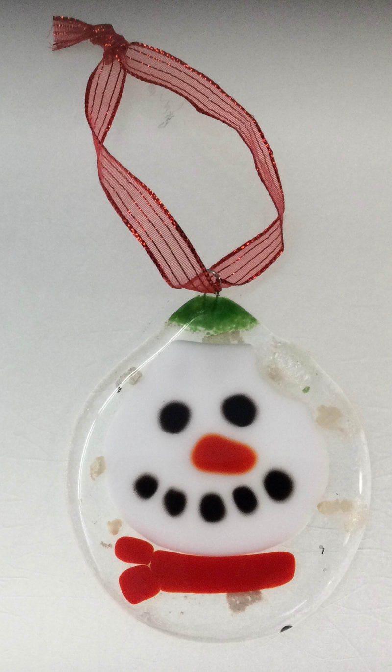 Glass Christmas Ornaments by Cheryl