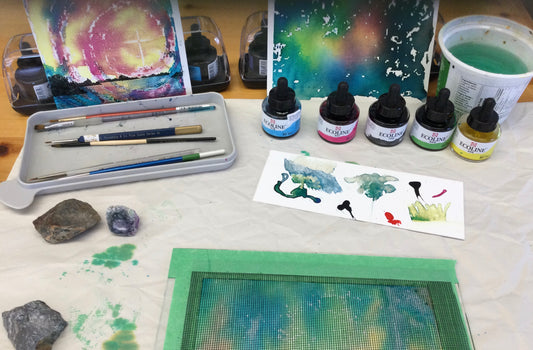 Art Adventures in liquid watercolour on Yupo