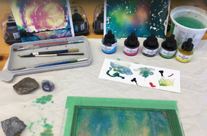 Art Adventures in liquid watercolour on Yupo