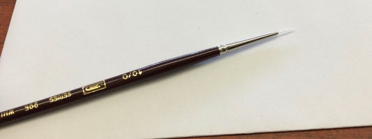 HJ ser.995 white taklon round brush