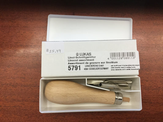 Lukas Linocut assortment set of 5