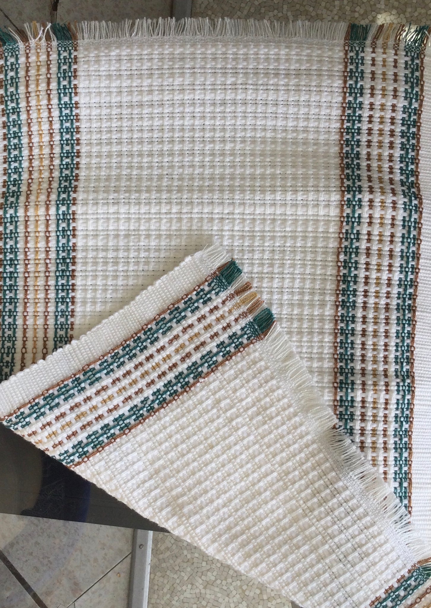 Placemat/hand woven