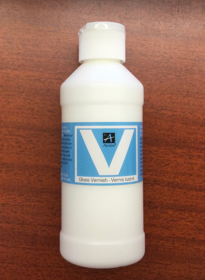 HJ-Acrilex Matte and gloss Varnish 8oz.