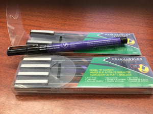 Prismacolor Chisel tip marker set of 4