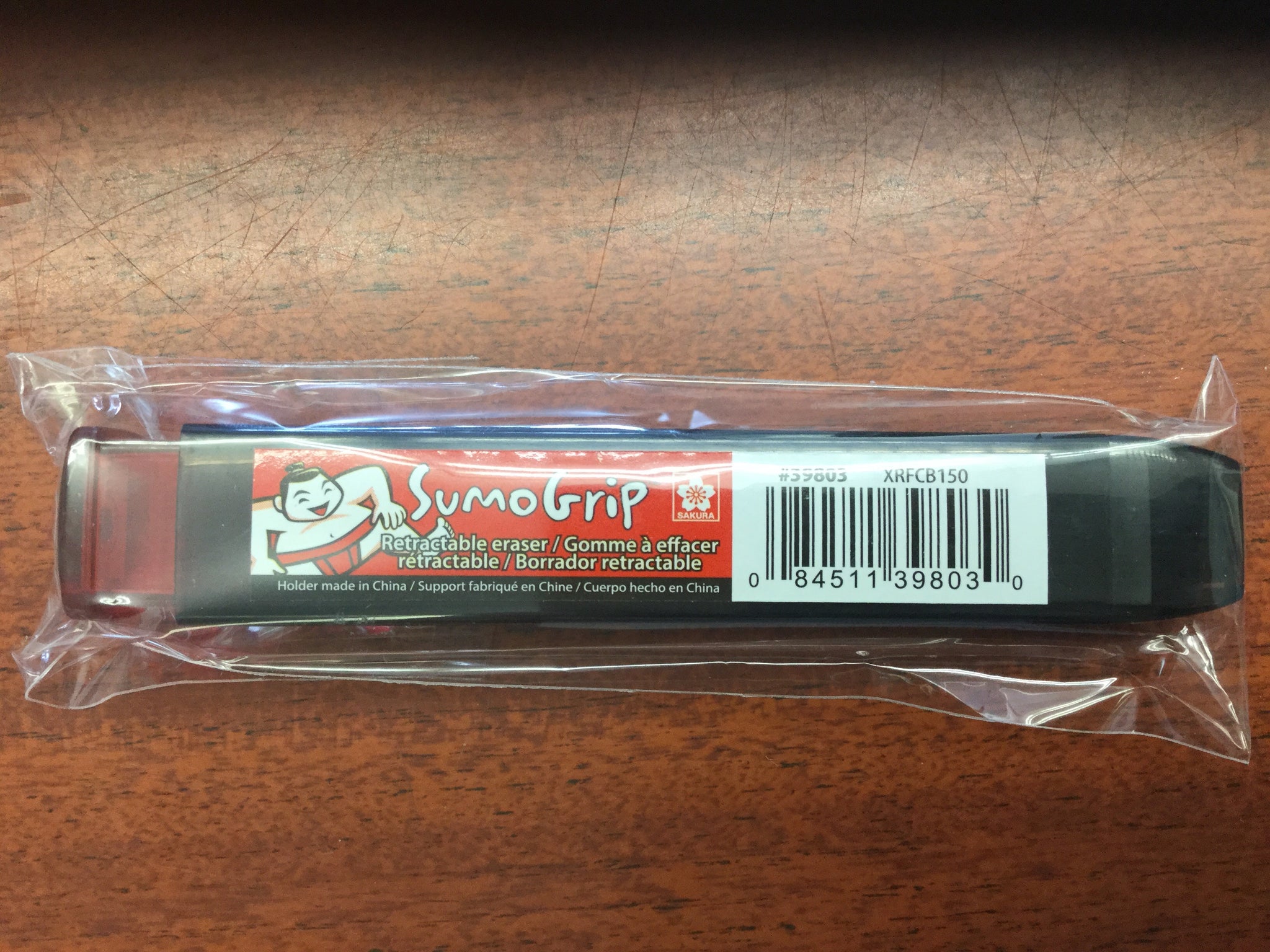 Sakura - SumoGrip Retractable Eraser/black eraser