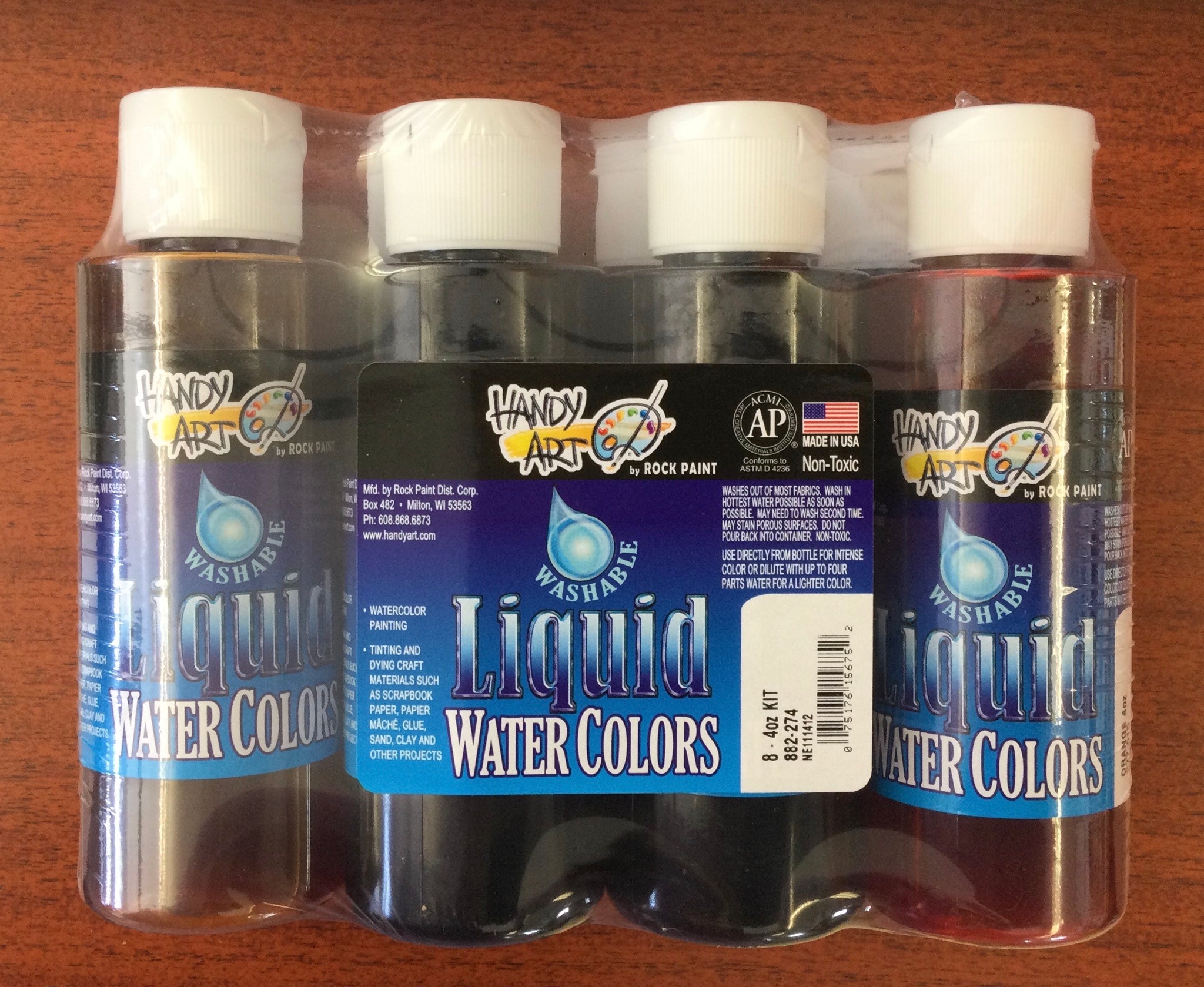 Handy Art washable liquid watercolour set