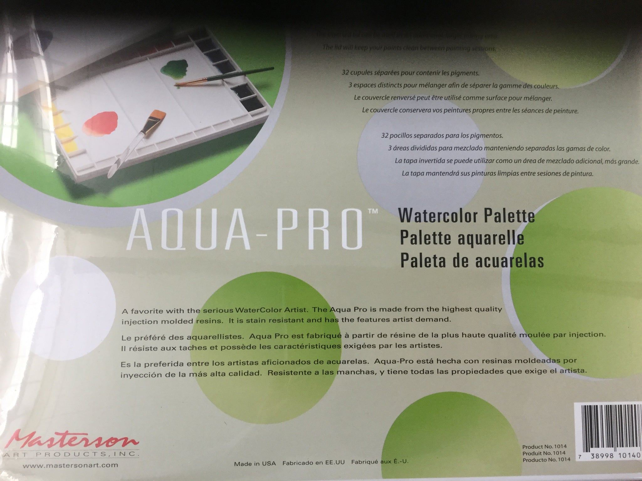 Aqua-Pro Watercolor Palette