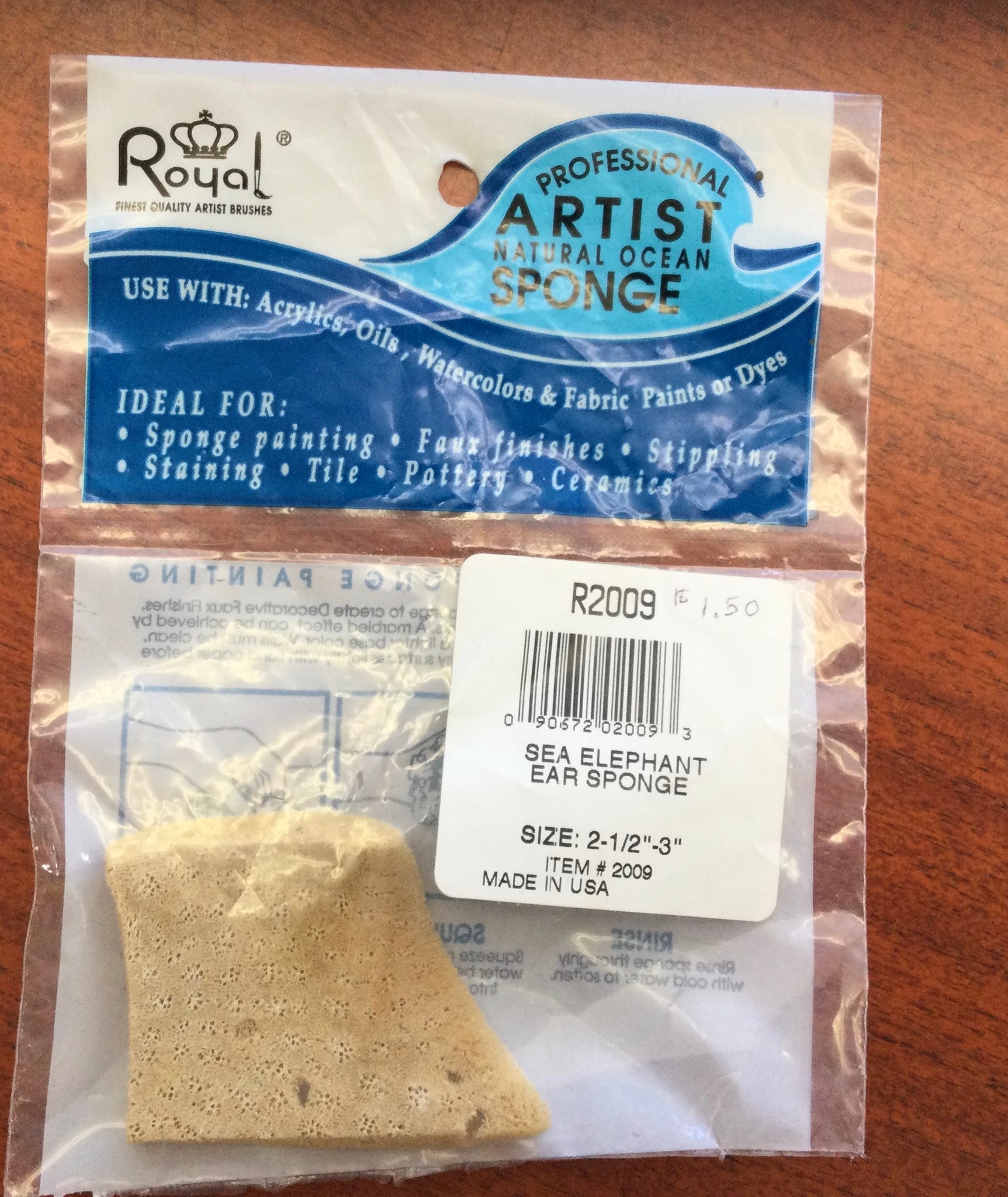 Royal pro. Artist natural Ocean Sponge