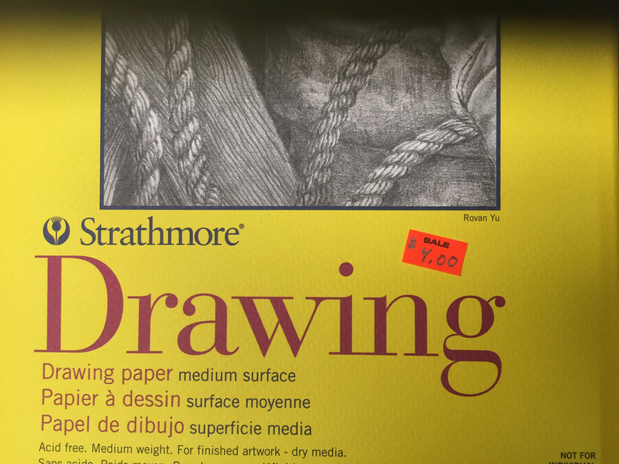 Strathmore drawing 70lb 30 sheets 9x12