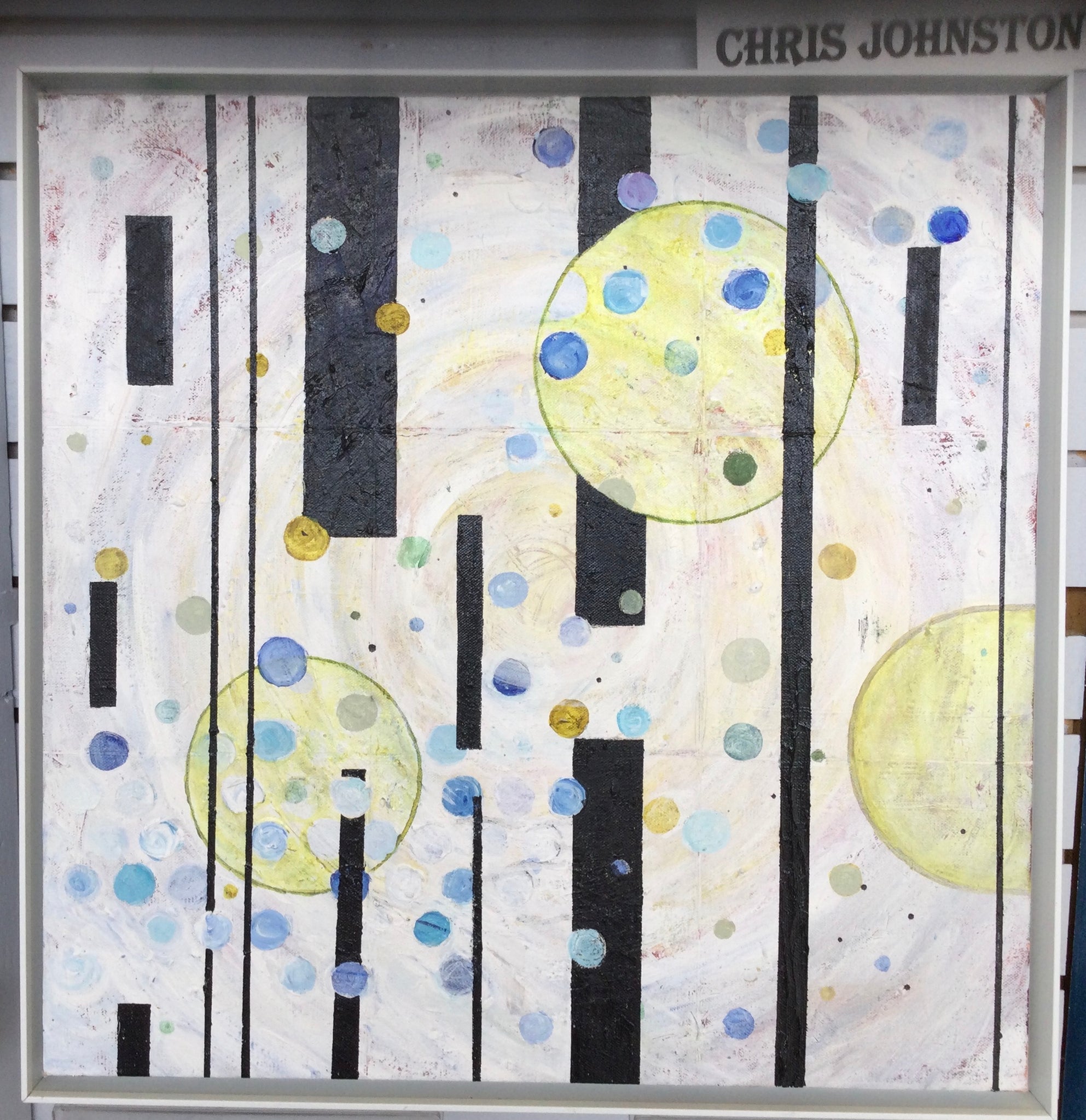 “Music of Spheres” Acrylic by Chris Johnston