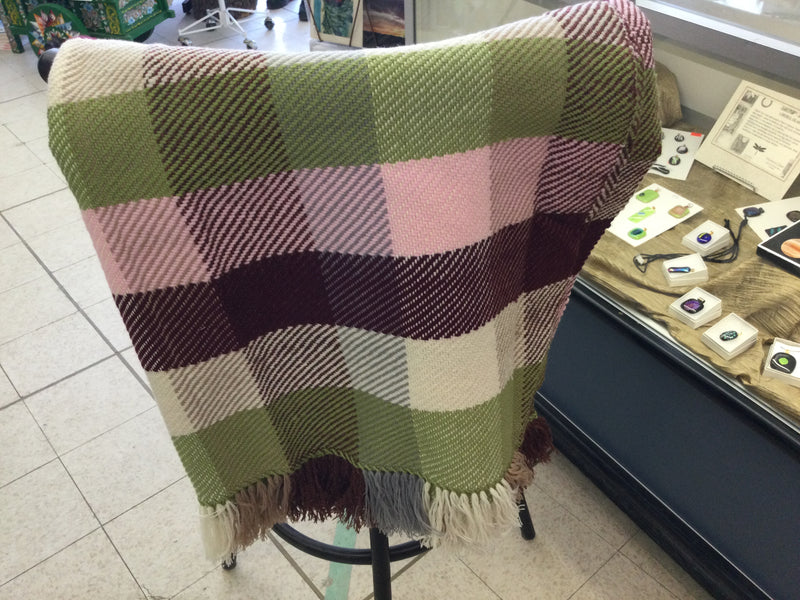 Wool throw
