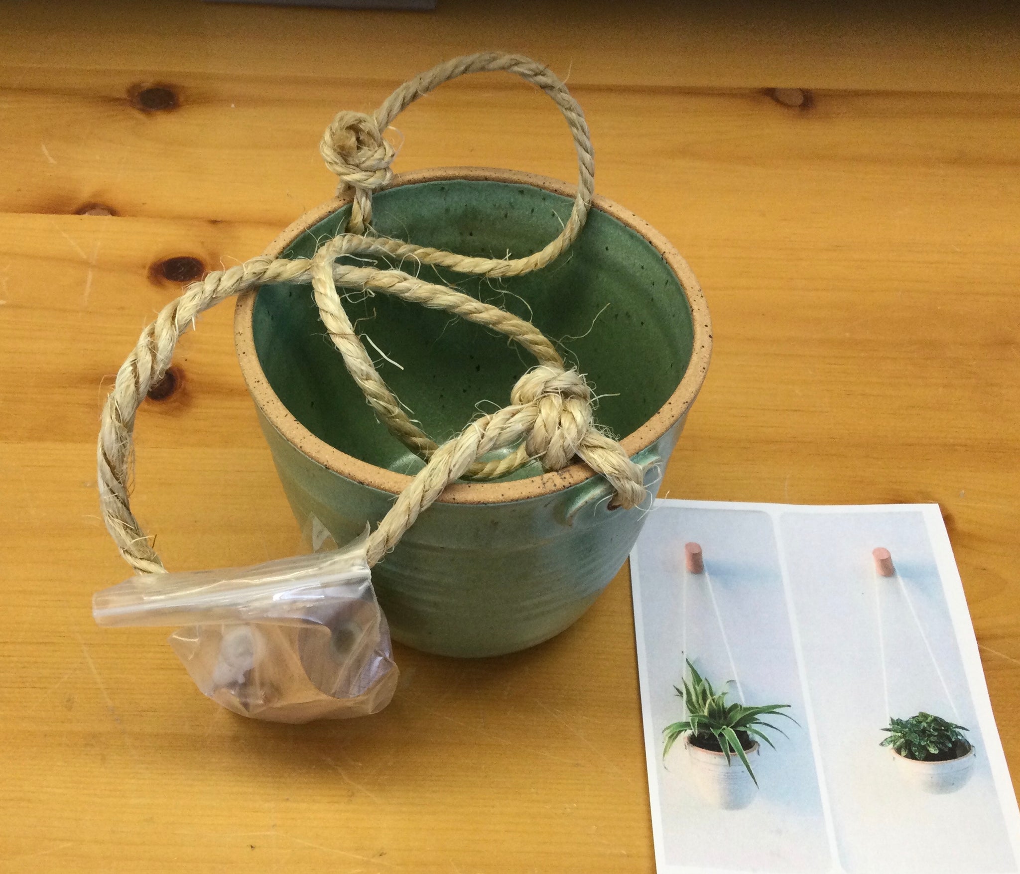 Wall hanging planter 4 “