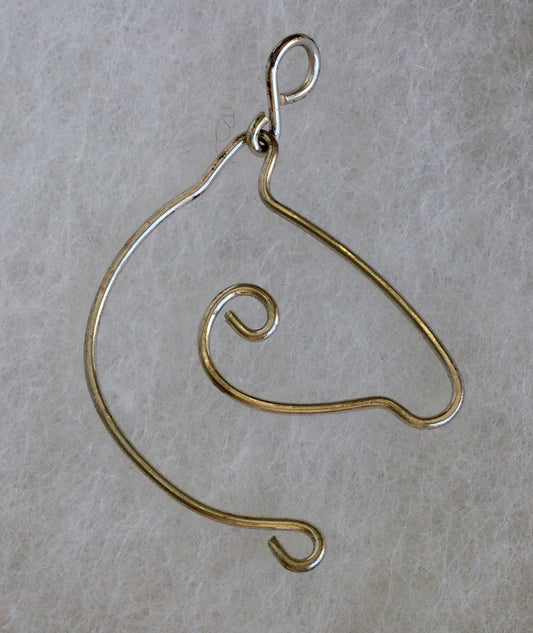 Wire Horse Head pendant