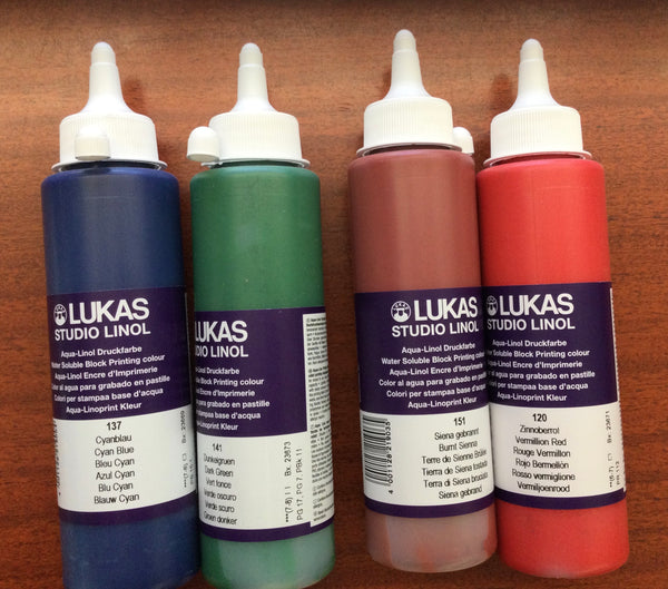 Lukas - Aqua-Linoleum Druckfarbe (print colours)
