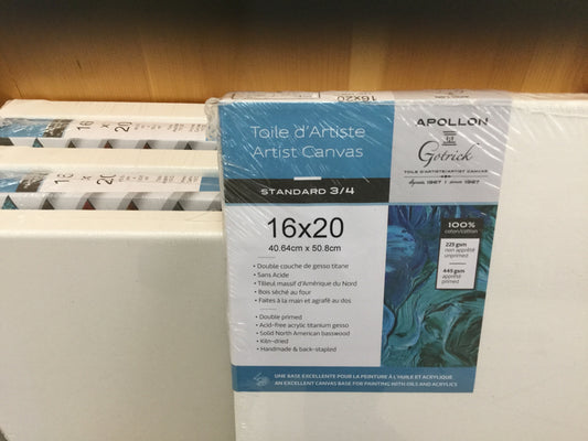 Apollon Gotrick- Stretched regular Canvas 7/8 thick