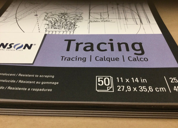 Canson-tracing pad 25lb. 50 sheets