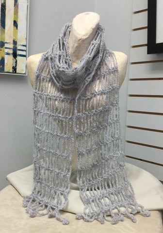 Light grey scarf JB22-05