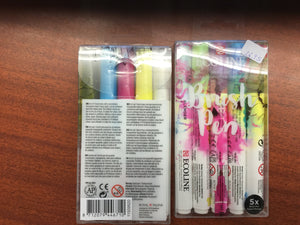 Royal Talens Ecoline primary brush Pen sets