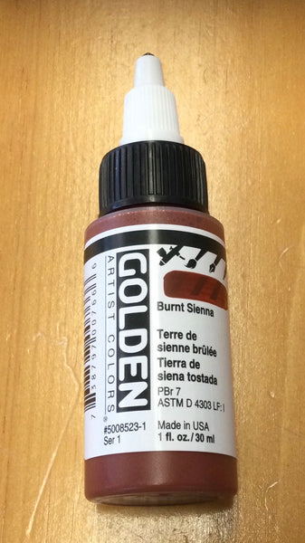 Golden High Flow Acrylics Singles 1fl oz to 4 fl oz
