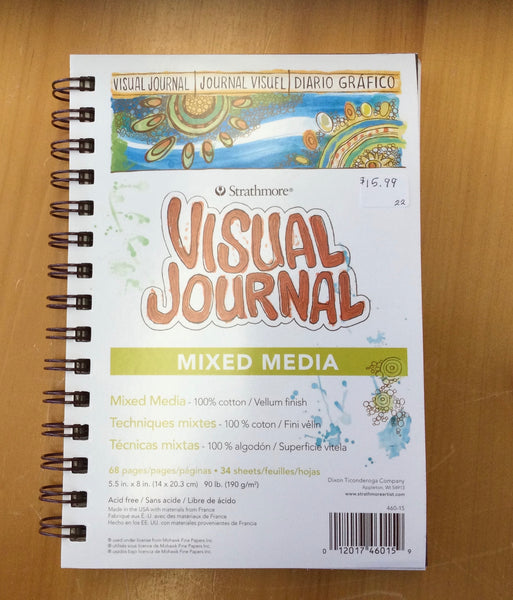 Strathmore - Visual Journal mixed media 5.5 in x 8in