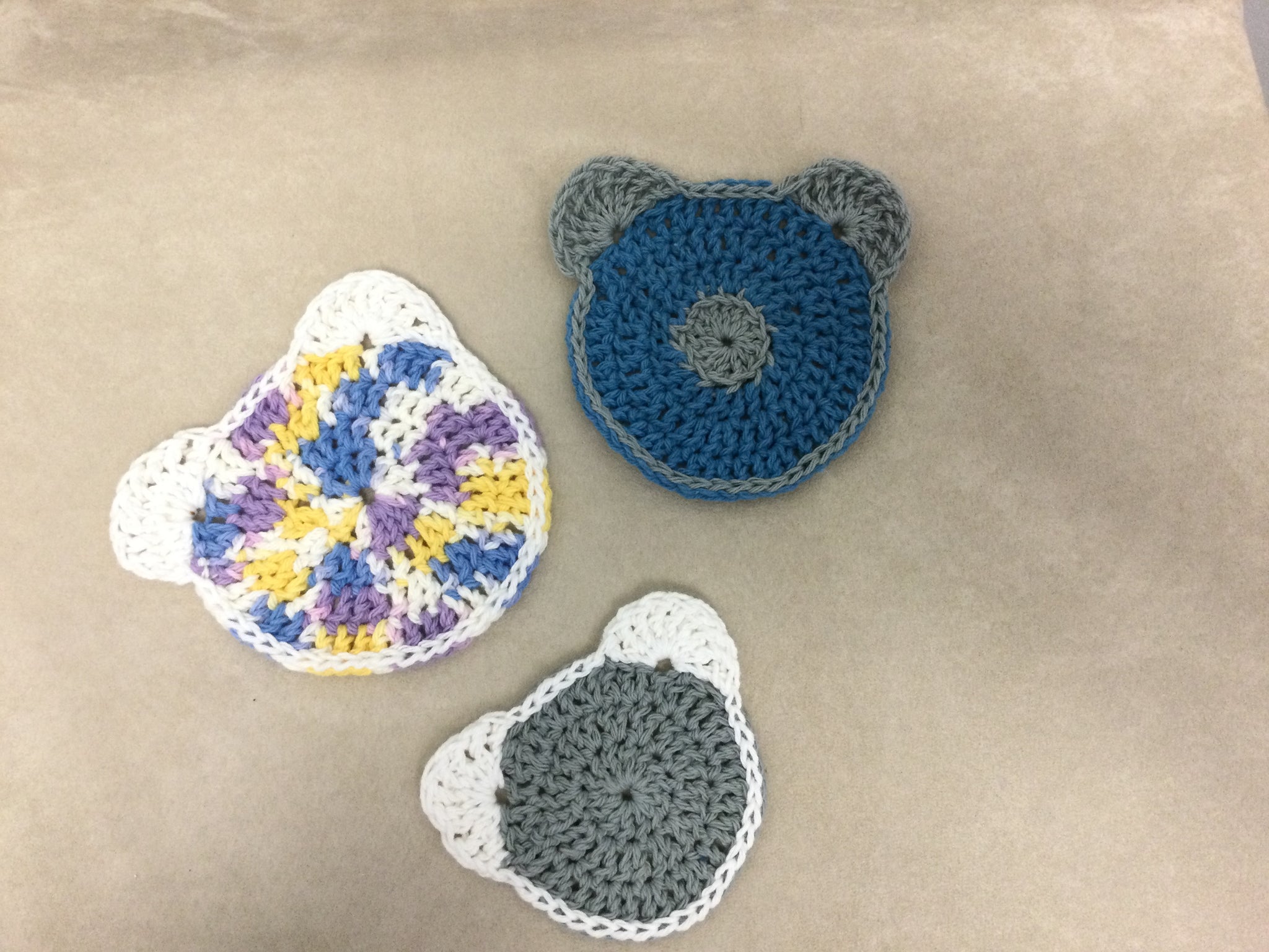 Baby Bear Washcloths
