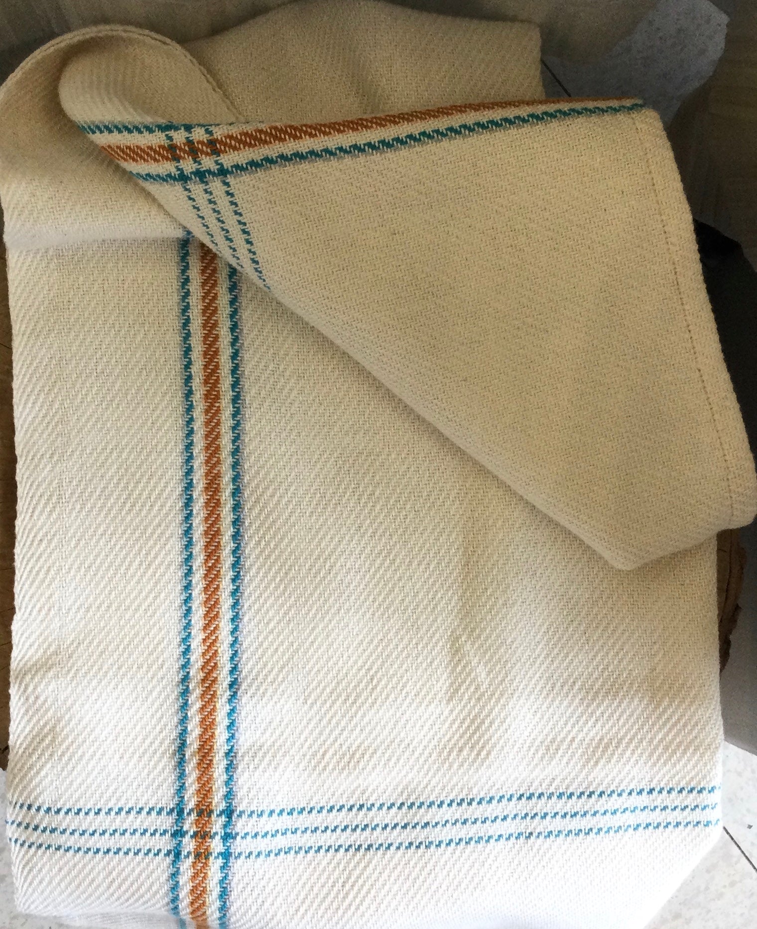 Tea towel/hand woven