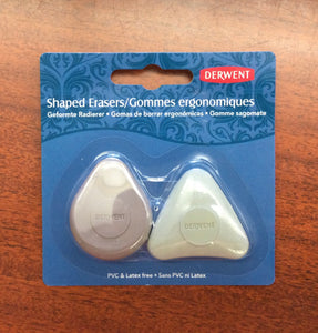 Derwent shaped Erasers