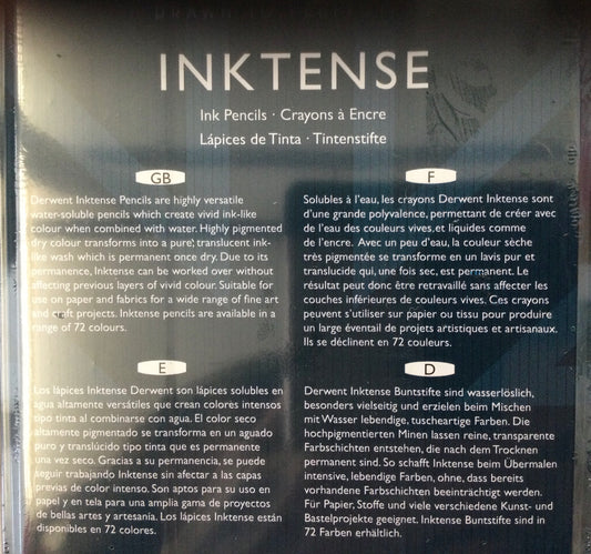 Derwent tin watercolour pencils sets