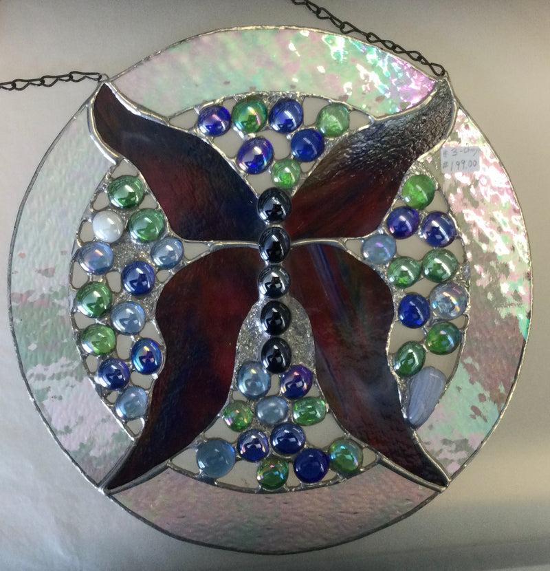Stained glass butterfly
