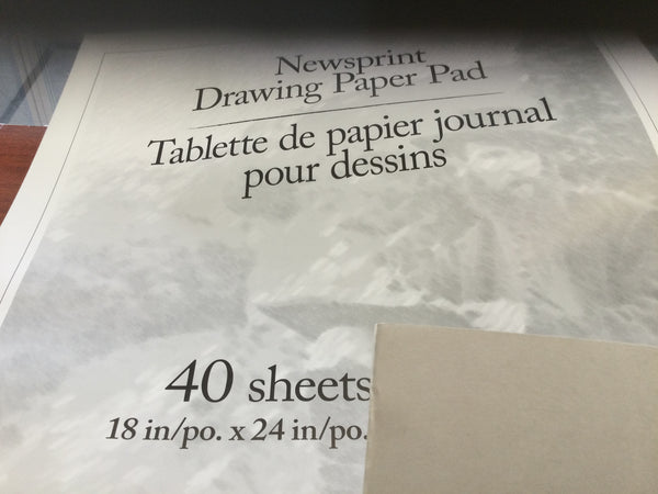 Newsprint Drawing Paper pad
