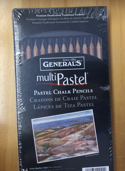 General’s multi Pastel chalk pencil sets and singles