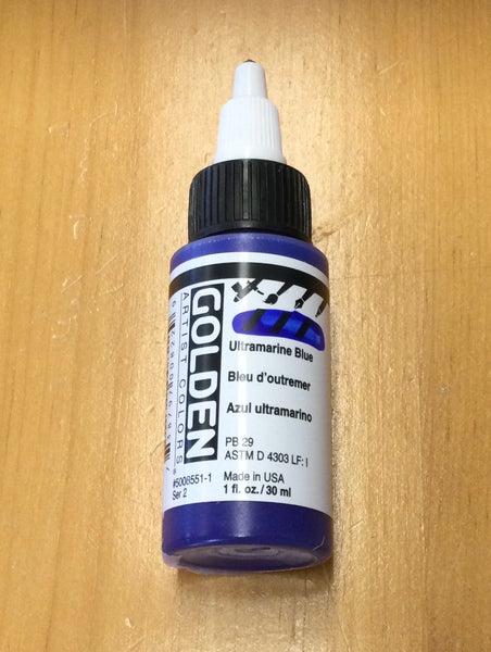 Golden High Flow Acrylics Singles 1fl oz to 4 fl oz