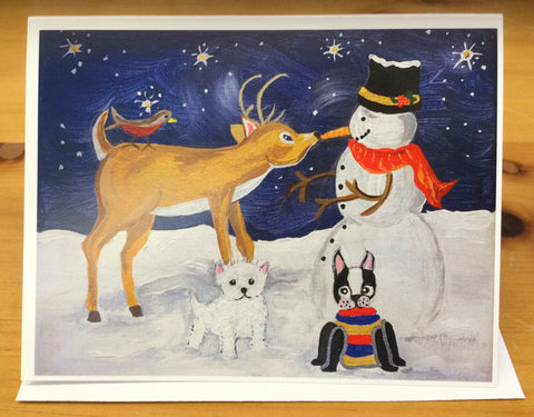 Cards by Jennifer Jeffery - “Christmas Joy” 5 1/2 x 4 1/4inch