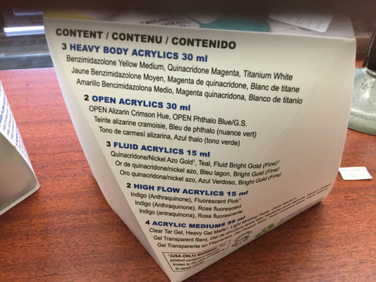 Golden Acrylic explorer set