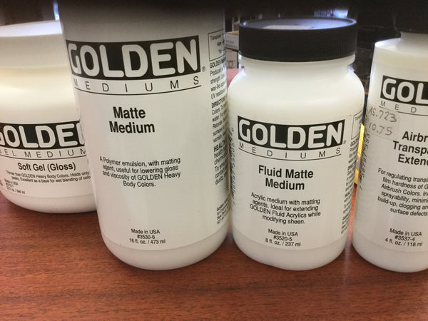 Golden Mediums and pastes