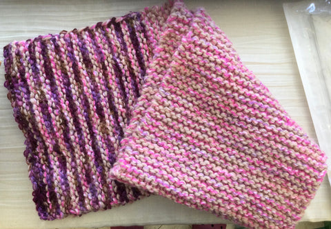 Adult scarf multi pinks