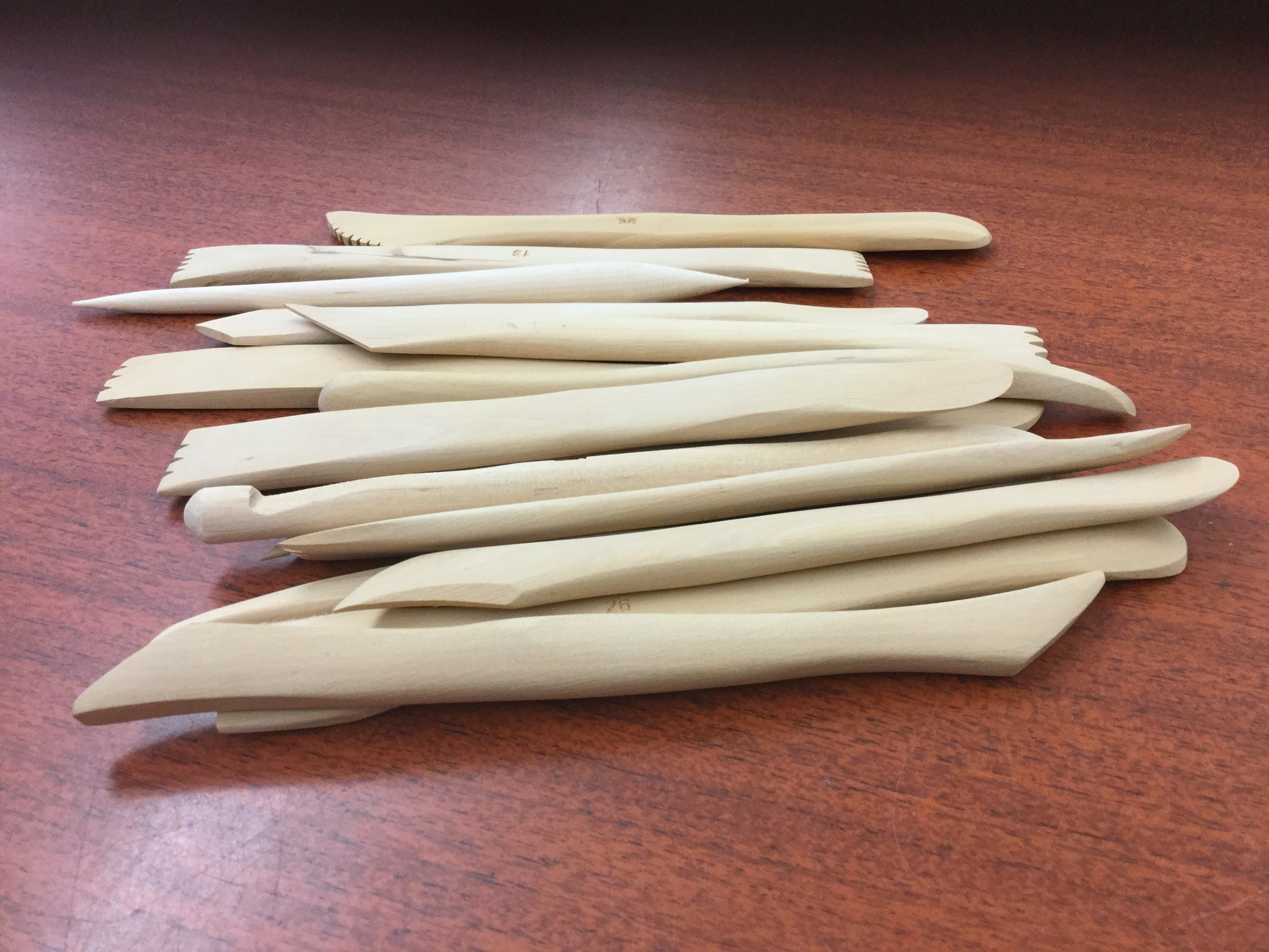 Clay wooden tools
