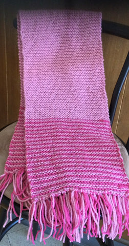 Scarf/pink/52”