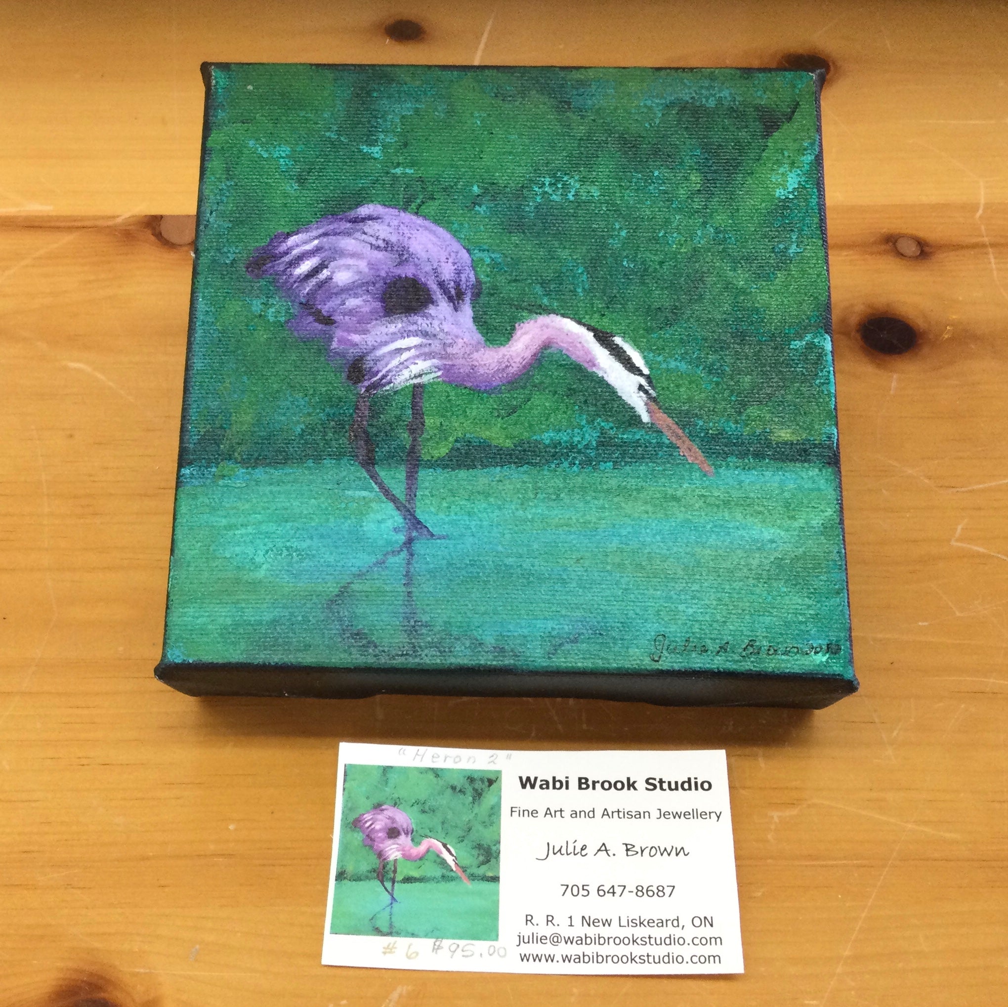 Heron #2 by Julie Brown