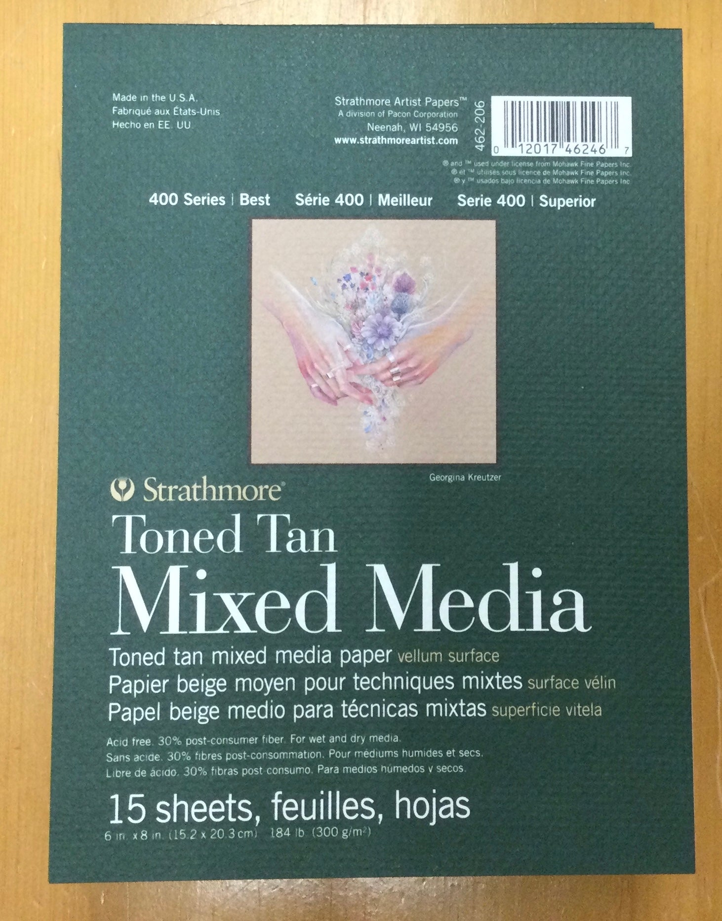 Strathmore Toned Tan Mixed Media pad 6x8”